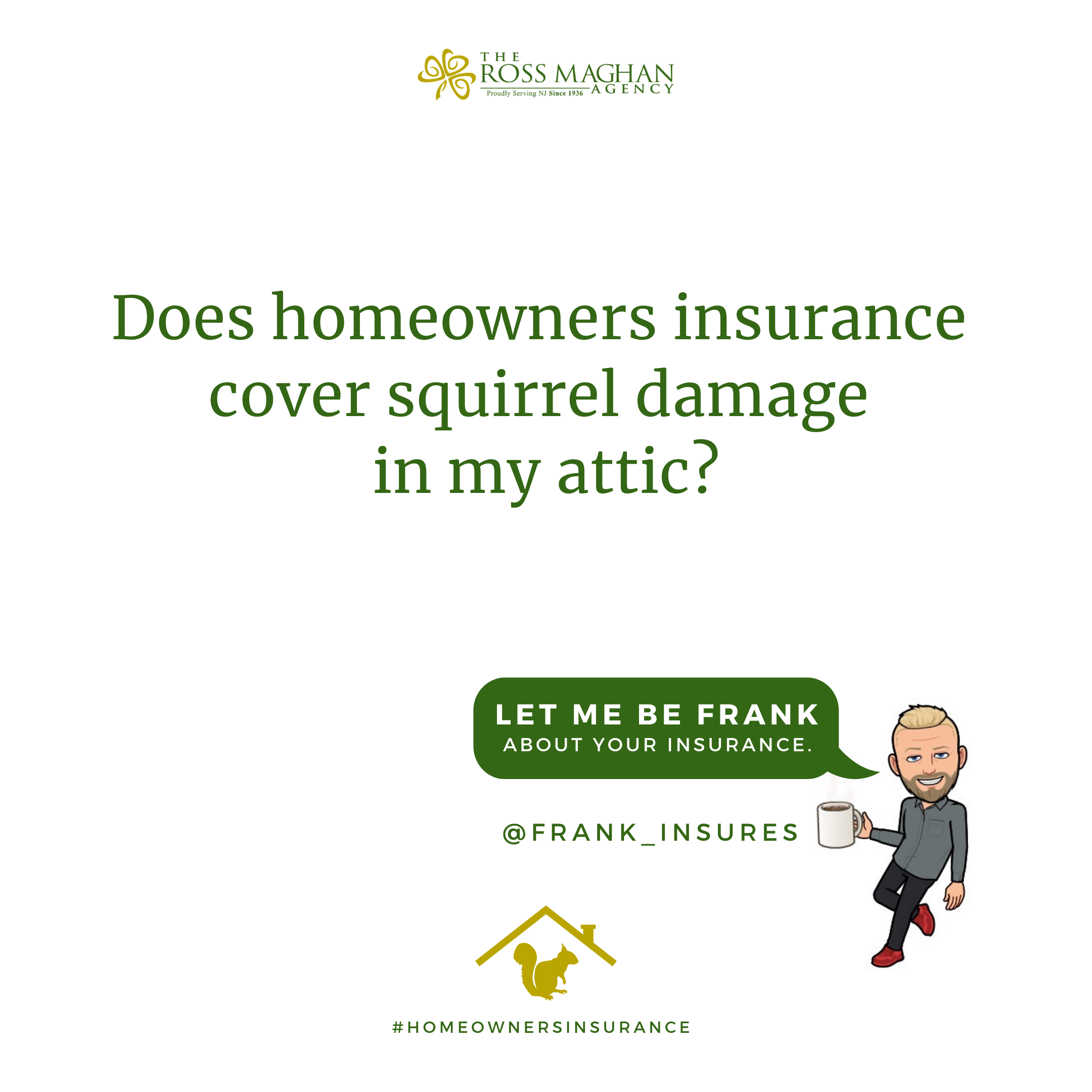 Featured image for “Does homeowners insurance cover squirrel damage in my attic?”